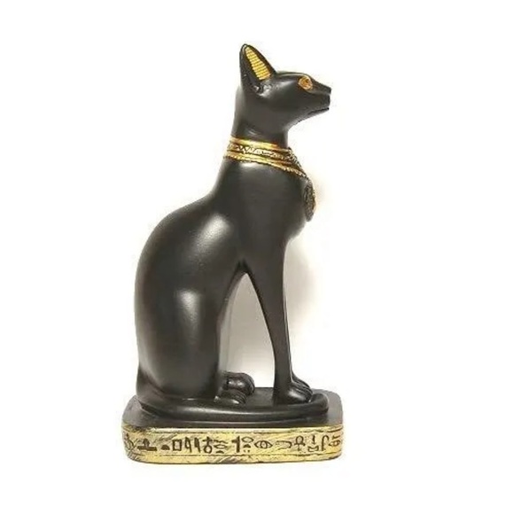 SS-Y-5392 Egyptian Bastet Collectible Figurine Set Of 2 - Picture 1 of 7